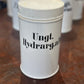 Antique Porcelain Apothecary Jar with Lid