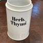 Antique Porcelain Apothecary Jar no Lid