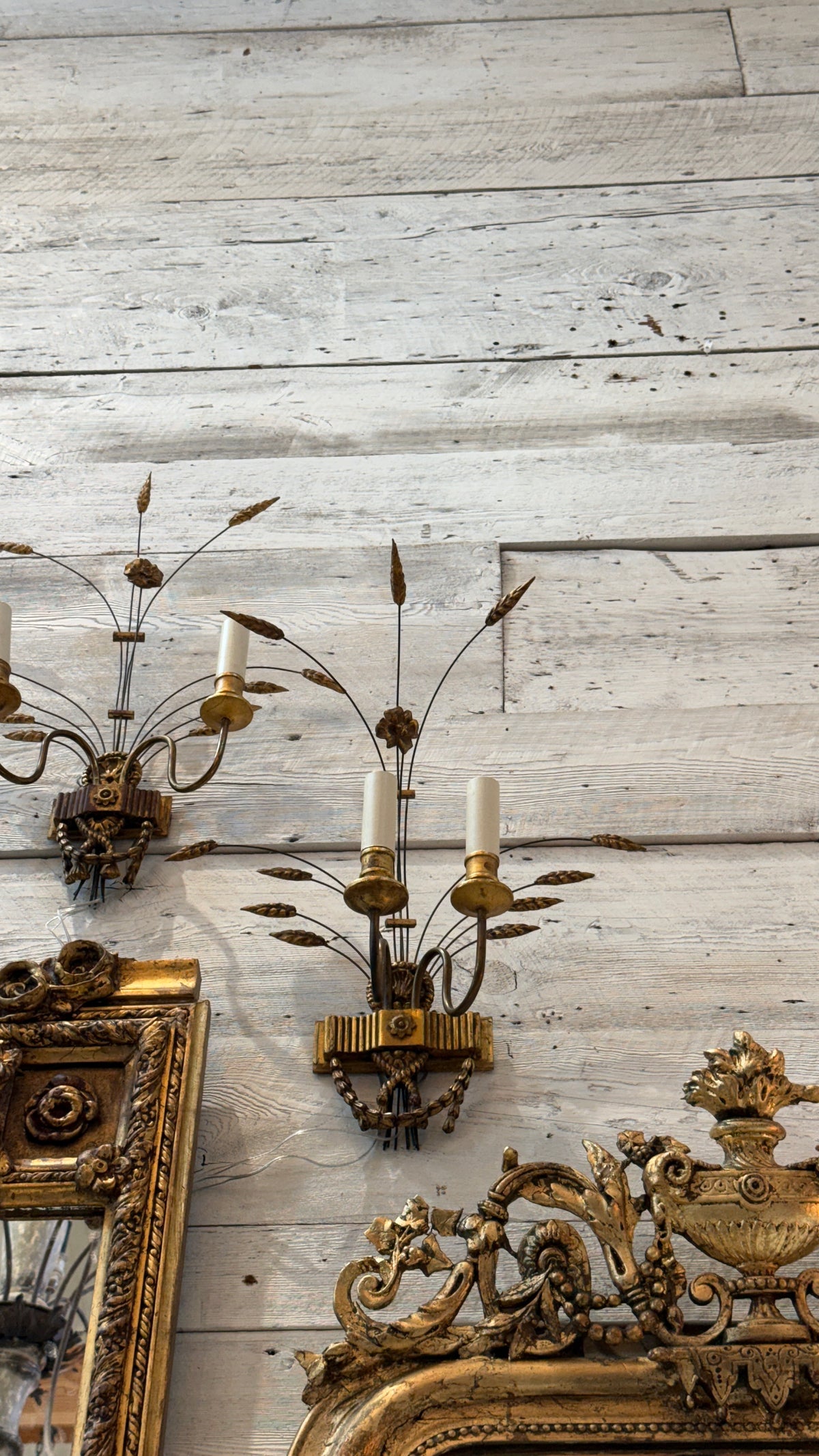 Wheatsheaf Edwardian Wall Sconce Circa 1910