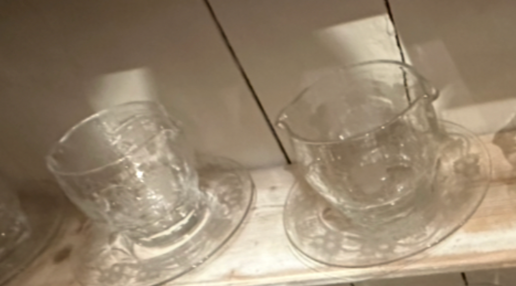 Glass Bowl Rinser With Dish