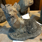 Stone Scottie Dog with Bow