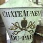 French Tole Grape Hod Painted Chateaneuf Du Pape