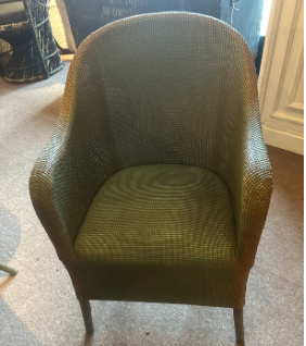 Lloyd Loom Mid-Century Indoor/Outdoor Dining Chair