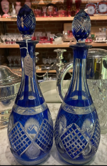 Cobalt Blue Bohemian Decanter CA04