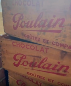 Vintage French Pine Chocolate Boxes