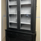 Painted Bibliotheque Notary Office Cabinet - 3 Piece