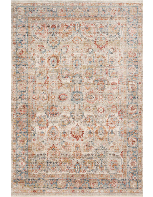 #121 Claire Ivory/Ocean Rug