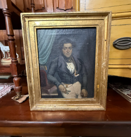 Gentleman Painting Circa 1840