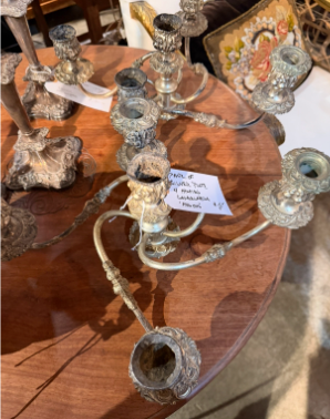 Antique Candelabra Arm