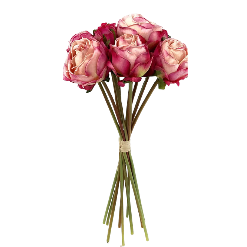 Dried Pink Rose Bouquet