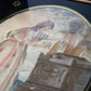 Framed Hand Woven Silk Tapestry of Classical Maiden C.1820