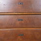 Large French 3 Drawer Dresser with White Knobs and Light Top