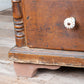 Large French 3 Drawer Dresser with White Knobs and Light Top