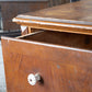 Large French 3 Drawer Dresser with White Knobs and Light Top