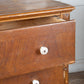 Large French 3 Drawer Dresser with White Knobs and Light Top