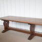12' Oak Refectory Table with Benches Kings School Canterbury