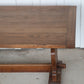12' Oak Refectory Table with Benches Kings School Canterbury