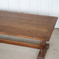 12' Oak Refectory Table with Benches Kings School Canterbury