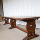 12' Oak Refectory Table with Benches Kings School Canterbury