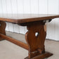 12' Oak Refectory Table with Benches Kings School Canterbury