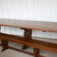 12' Oak Refectory Table with Benches Kings School Canterbury