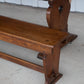12' Oak Refectory Table with Benches Kings School Canterbury