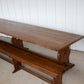 12' Oak Refectory Table with Benches Kings School Canterbury