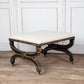 Georgian Fabric Covered Stool