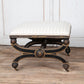 Georgian Fabric Covered Stool