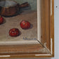 Still Life Painting of Pot and Pomegranates
