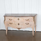 French Bleached Serpentine Commode with Marble Top