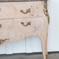 French Bleached Serpentine Commode with Marble Top