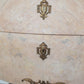 French Bleached Serpentine Commode with Marble Top
