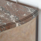 French Bleached Serpentine Commode with Marble Top