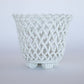 Casa Pupo Ceramic Basket Weave Jardiniere Planter