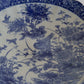 Meiji Period Japanese Charger Blue and White 1880