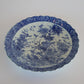 Meiji Period Japanese Charger Blue and White 1880