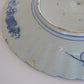 Meiji Period Japanese Charger Blue and White 1880