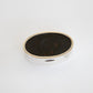 Small Silver Box with Tortoise Shell Top and Leather Bottom