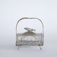 Glass and Silver Plate Sardine Server