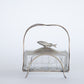 Glass and Silver Plate Sardine Server