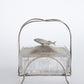 Glass and Silver Plate Sardine Server