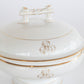 Large Gold Monogram Soupiere
