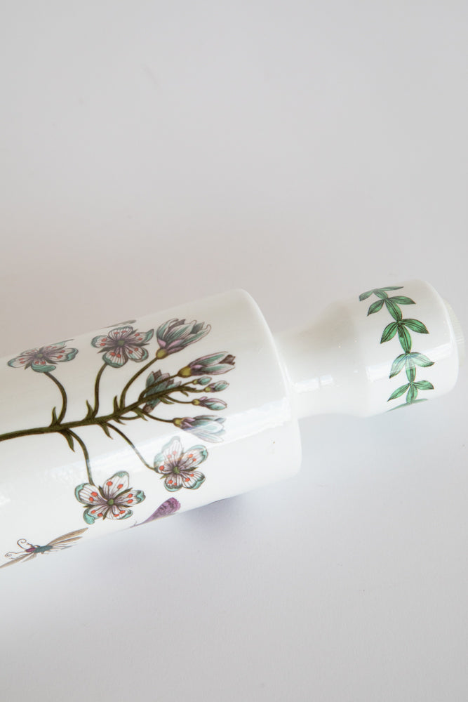Vintage Portmeirion Rolling Pin Botanic Garden Venus Fly Trap