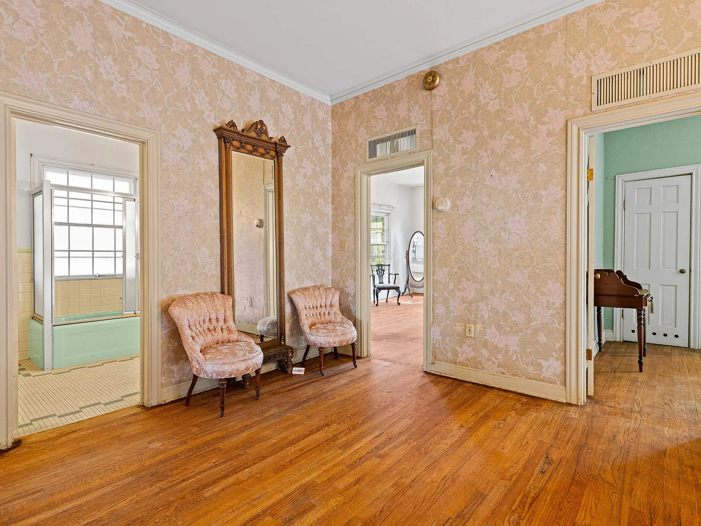 Blush Pink Upholstered Accent Chairs