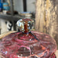 Victorian Cranberry Glass Biscuit Barrel from 1890