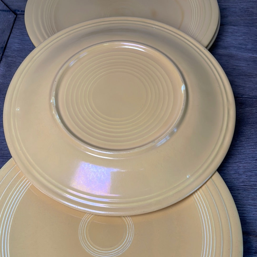 Vintage Fiestaware Antique Gold Dinner Plate 10 3/8”