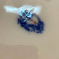 Early Minton B.B New Stone 10.25” Dish Blue Polychrome Flow Antique Pattern No 5184
