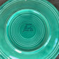 Vintage Fiestaware Green Luncheon Plate Homer Laughlin Fiestaware 9.5" Diameter