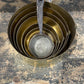 Set of 8 graduated cooking pans